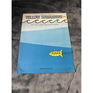 Yellow Submarine The Beatles Sheet Music 1966 Northern Songs